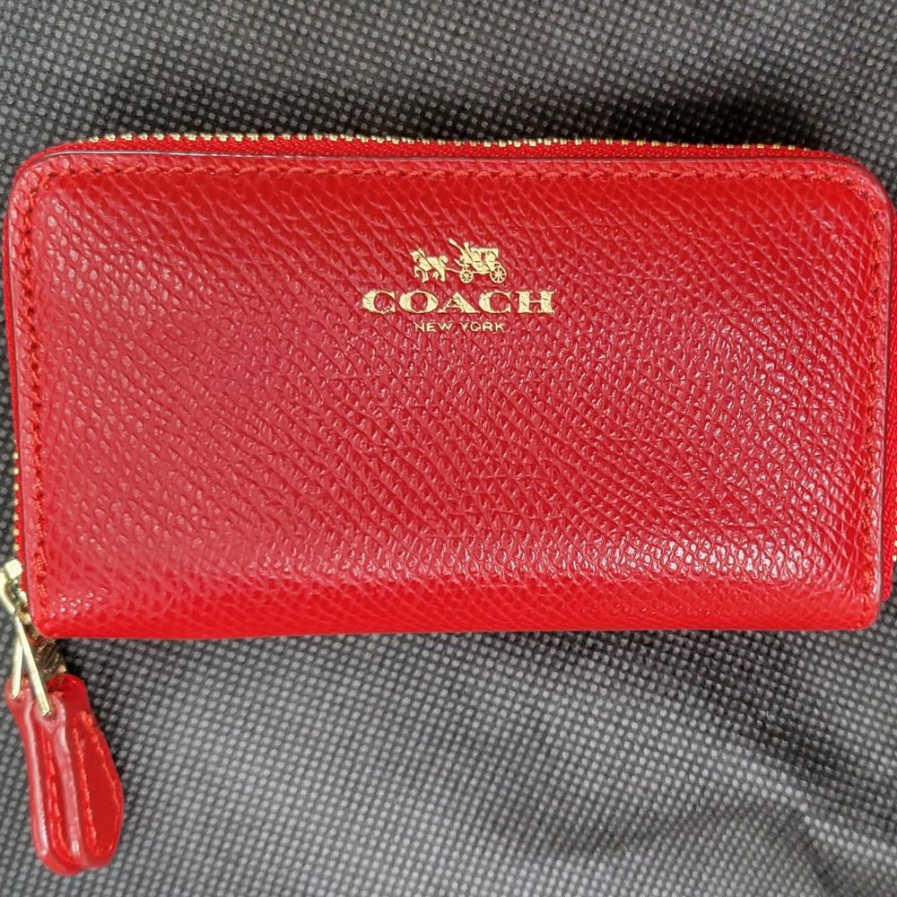 COACH Zip Around Wallet